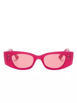 Ray-Ban солнцезащитные очки Kat Bio-Based в оправе 'бабочка', розовый