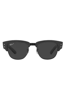 Ray-Ban солнцезащитные очки Mega Clubmaster с логотипом, черный
