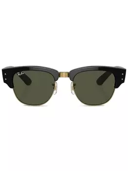 Ray-Ban солнцезащитные очки Mega Clubmaster в квадратной оправе, черный