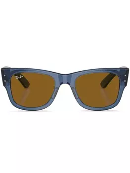 Ray-Ban солнцезащитные очки Mega Wayfarer Bio-Based, синий