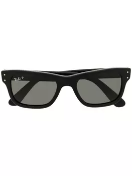 Ray-Ban солнцезащитные очки Mr Burbank в прямоугольной оправе, черный