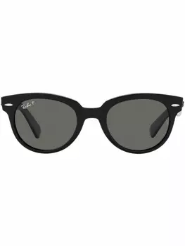 Ray-Ban солнцезащитные очки Orion в круглой оправе, черный