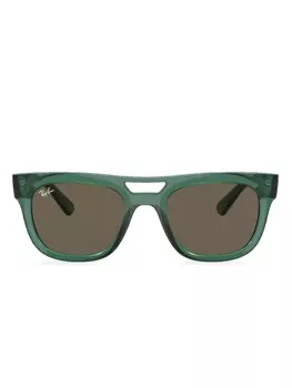 Ray-Ban солнцезащитные очки Phil в квадратной оправе, зеленый