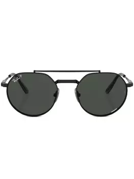 Ray-Ban солнцезащитные очки-пилоты Jack II Titanium, черный