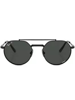 Ray-Ban солнцезащитные очки-пилоты Jack II Titanium, черный
