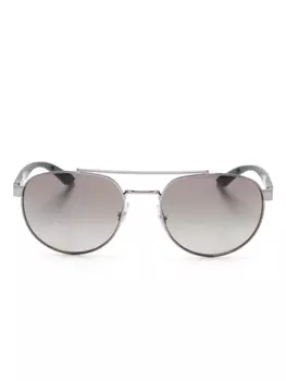 Ray-Ban солнцезащитные очки-пилоты RB3736, серебристый