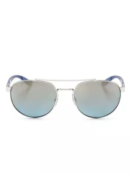 Ray-Ban солнцезащитные очки-пилоты RB3736, серебристый