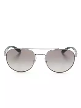 Ray-Ban солнцезащитные очки-пилоты RB3736, серебряный