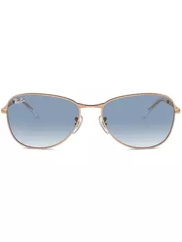 Ray-Ban солнцезащитные очки-пилоты, золотой