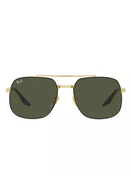 Ray-Ban солнцезащитные очки-пилоты, золотой