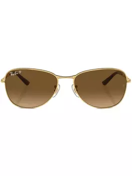 Ray-Ban солнцезащитные очки-пилоты, золотой