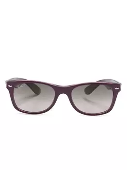 Ray-Ban солнцезащитные очки RB2132 New Wayfarer в квадратной оправе, коричневый
