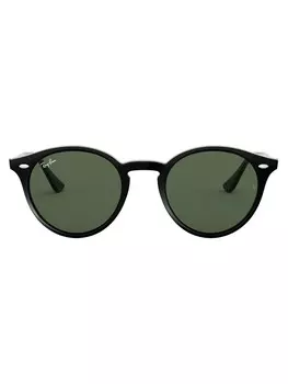 Ray-Ban солнцезащитные очки RB2180 в круглой оправе, черный