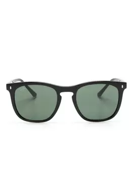 Ray-Ban солнцезащитные очки RB2210 в квадратной оправе, черный