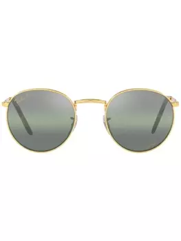 Ray-Ban солнцезащитные очки RB3637 New Round, золотистый