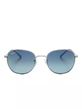 Ray-Ban солнцезащитные очки RB3809 в оправе панто, серебристый