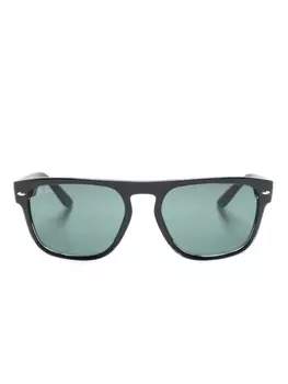 Ray-Ban солнцезащитные очки Rb4407 в квадратной оправе, черный