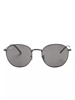 Ray-Ban солнцезащитные очки Rob в круглой оправе, черный
