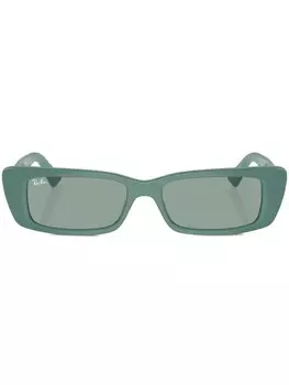 Ray-Ban солнцезащитные очки Teru Bio-Based в прямоугольной оправе, зеленый