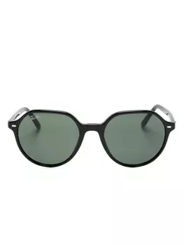 Ray-Ban солнцезащитные очки Thalia в круглой оправе, черный