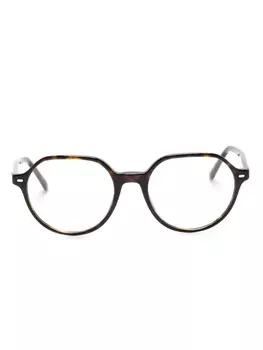 Ray-Ban солнцезащитные очки Thalia в круглой оправе, коричневый