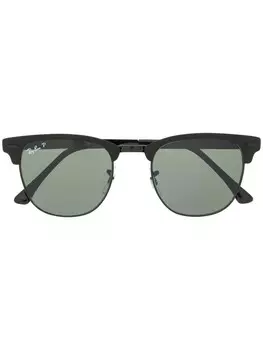 Ray-Ban солнцезащитные очки в D-образной оправе, черный