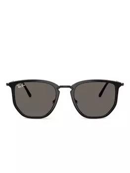 Ray-Ban солнцезащитные очки в геометричной оправе, черный