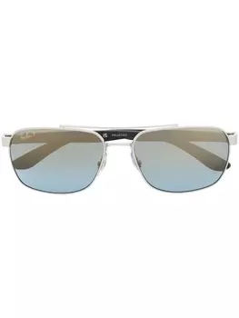 Ray-Ban солнцезащитные очки в квадратной оправе, черный