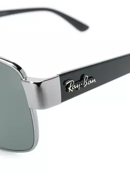 Ray-Ban солнцезащитные очки в квадратной оправе, черный