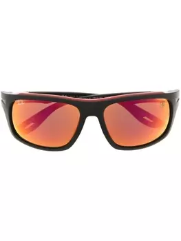 Ray-Ban солнцезащитные очки в прямоугольной оправе, черный