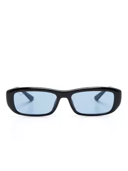 Ray-Ban солнцезащитные очки в прямоугольной оправе, черный