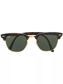 Ray-Ban солнцезащитные очки Wayfarer, коричневый