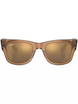 Ray-Ban солнцезащитные очки Wayfarer, коричневый