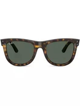 Ray-Ban солнцезащитные очки Wayfarer Reverse, коричневый
