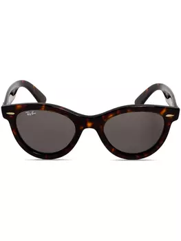 Ray-Ban солнцезащитные очки Wayfarer Way, коричневый