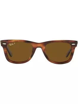 Ray-Ban солнцезащитные очки Wayfarer, зеленый