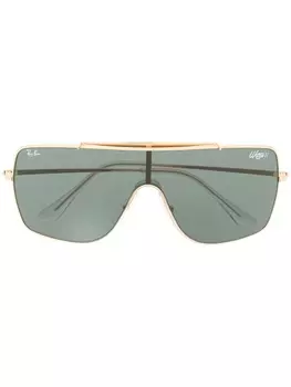 Ray-Ban солнцезащитные очки Wings II, золотистый