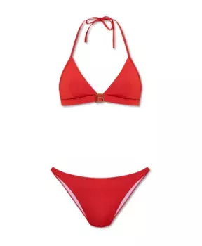 Раздельный купальник Balmain, красный