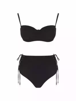 Раздельный купальник DG Dolce&Gabbana, черный