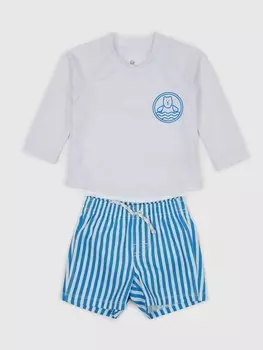 Раздельный купальник Gap, синий