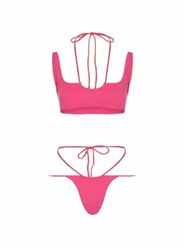 Раздельный купальник с логотипом Off-White