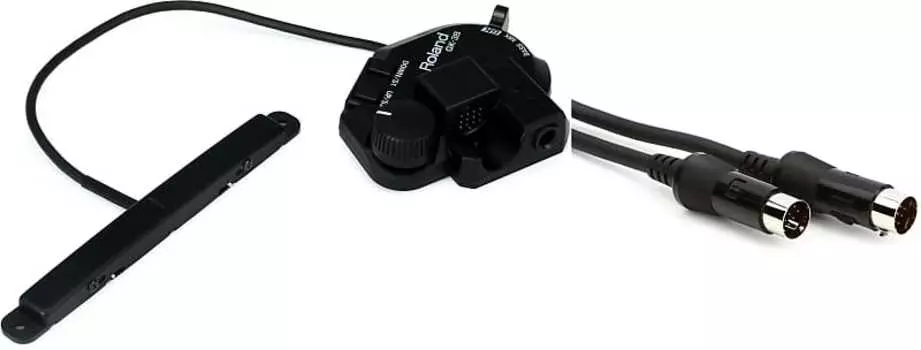 Разделенный звукосниматель Roland GK-3B для бас-гитары с 13-контактным кабелем Roland GKC-10 — 30 футов GK-3B=1 GKC-10=1