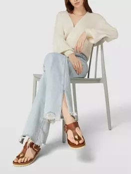 Разделитель пальца ноги из кожи модель "Гиза" Birkenstock, коньячный цвет