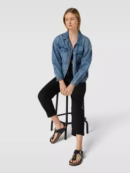 Разделитель пальца ноги кожаный с пряжкой модель "Гиза" Birkenstock, черный