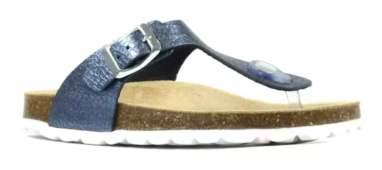 Разделители пальцев ног Richter "Bio", летние туфли, горки для бассейна, для отдыха, с мягкой кожаной стелькой, цвет Mystic