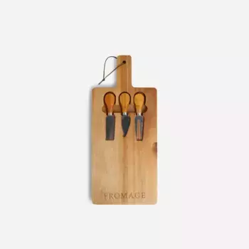 Разделочная доска для сыра из акации El Corte Ingls, естественный