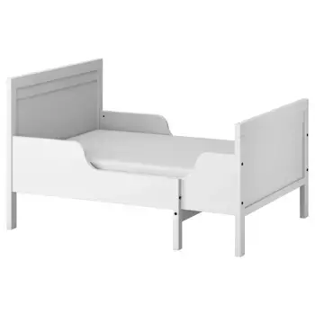 Раздвижная кровать, серая, 80х200 см, SUNDVIK/LURY IKEA