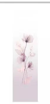 Раздвижная штора Бристоль непрозрачная красная 60х245 см HOME WOHNIDEE, фиолетовый