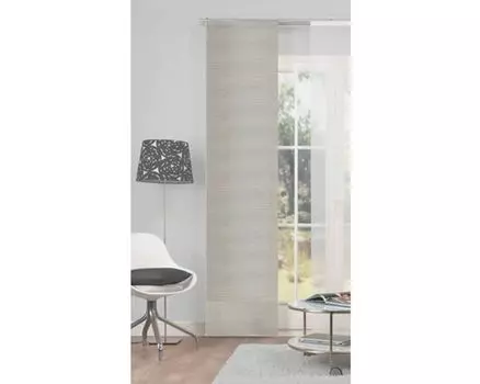 Раздвижная штора Gzze Zambia 17 60x245см кремовая Home-Fashion, серый