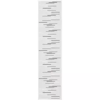 Раздвижная штора Happy Home «МИГНОН», (1 шт.), ВxШ: 245x60, включая монтажные принадлежности, антрацит